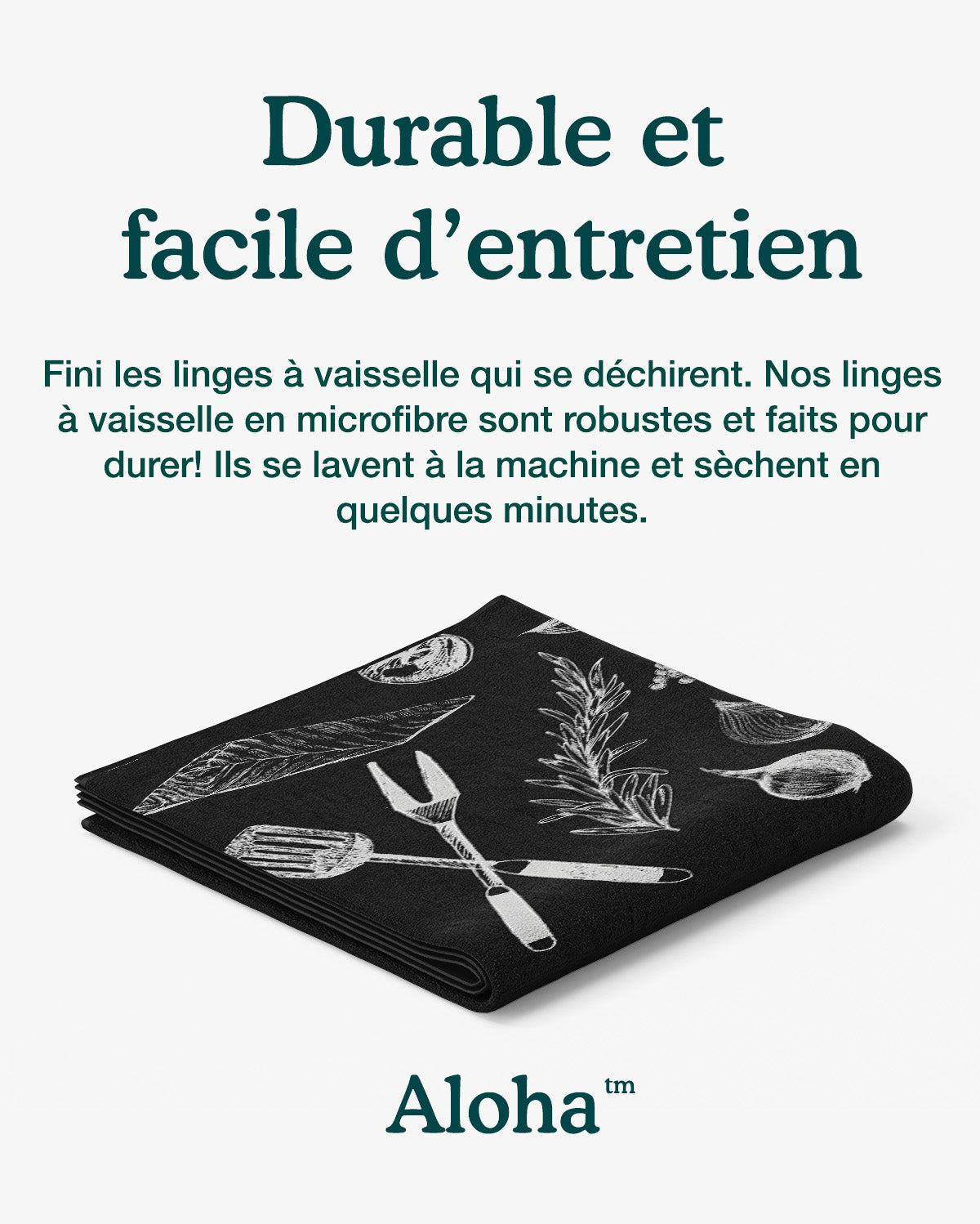 Linges à vaisselle King of the grill | Ensemble de 3