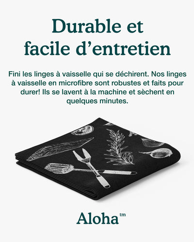 Linges à vaisselle King of the grill | Ensemble de 3