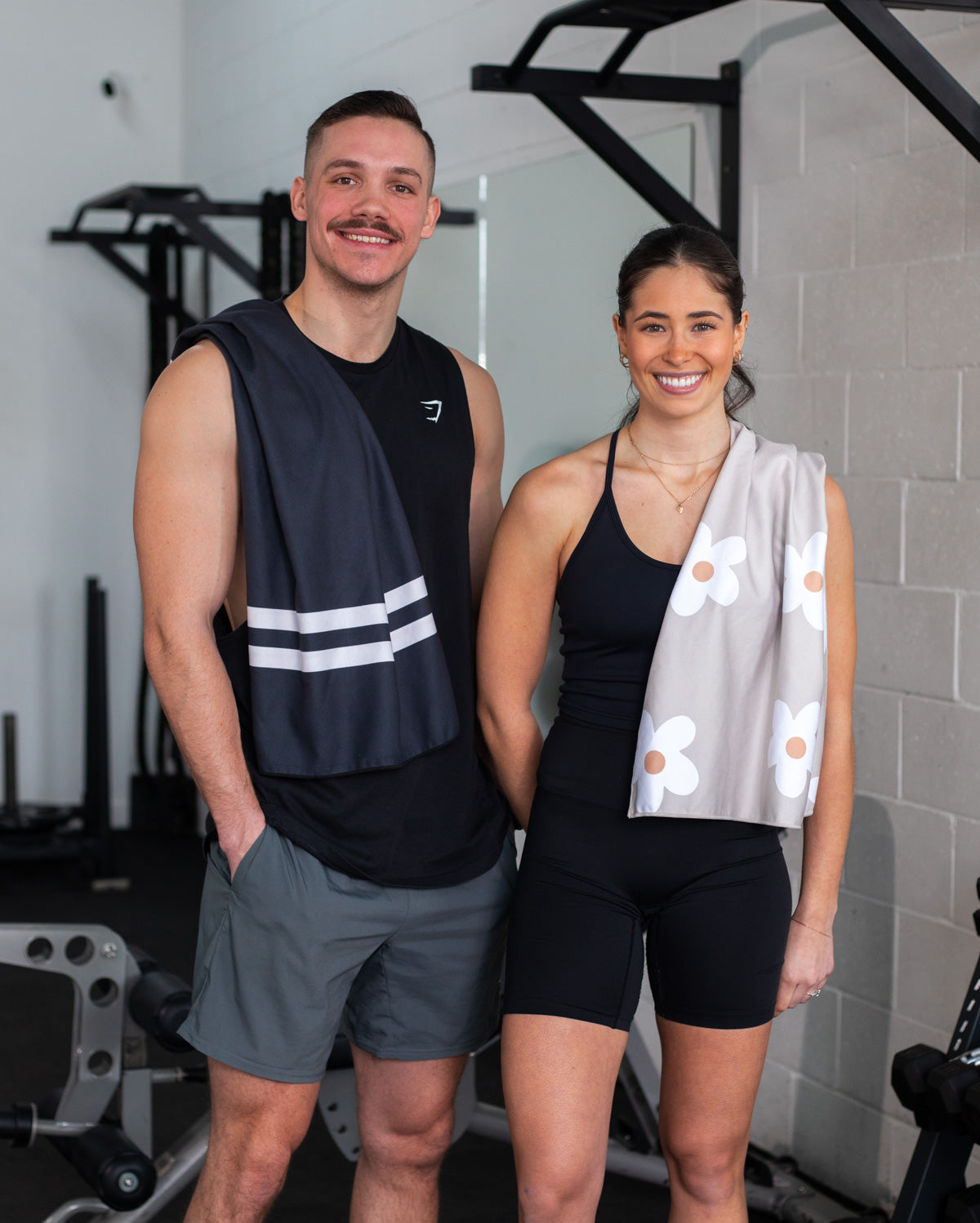 Serviettes de Gym Level up | Ensemble de 2