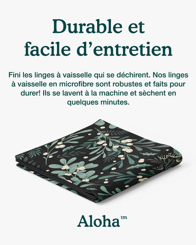 Linges à vaisselle Boréal | Ensemble de 3