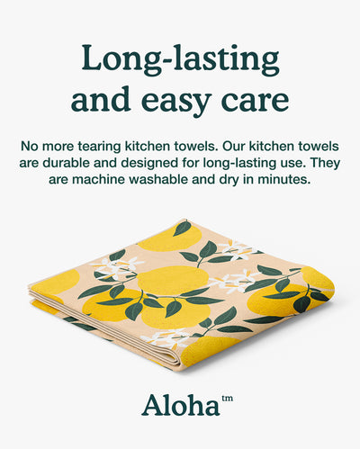 Kitchen Towels Lemon | Set of 3