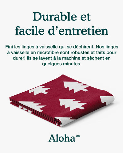 Linges à vaisselle Christmas | Ensemble de 3