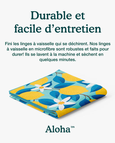 Linges à vaisselle Sunny Lemon | Ensemble de 3