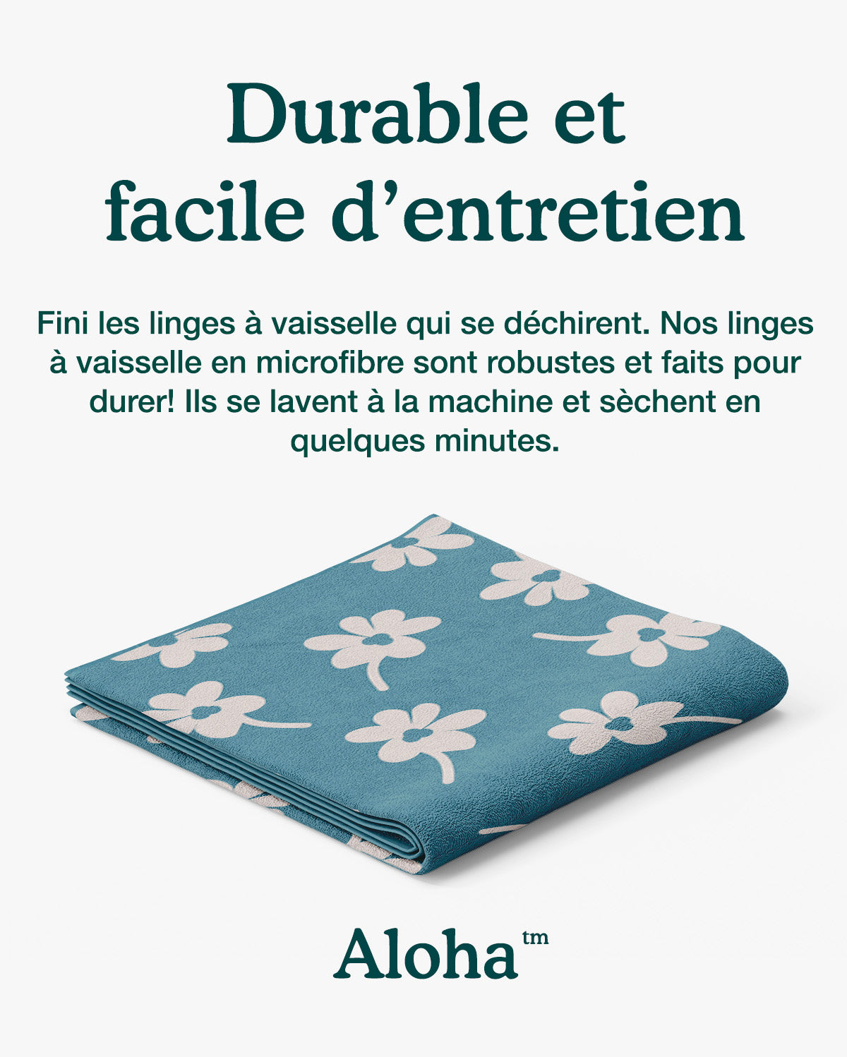 Linges à vaisselle Serene | Ensemble de 3