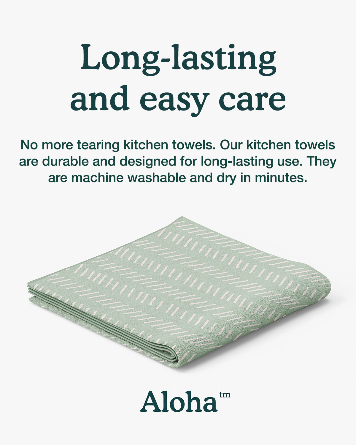 Kitchen Towels Matcha | Set of 3
