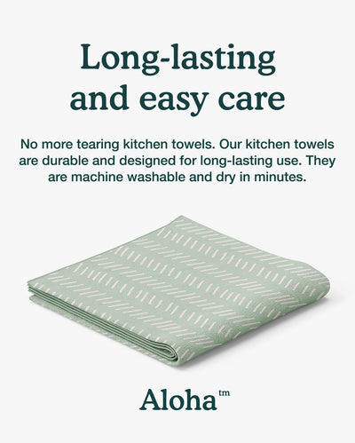 Kitchen Towels Matcha | Set of 3