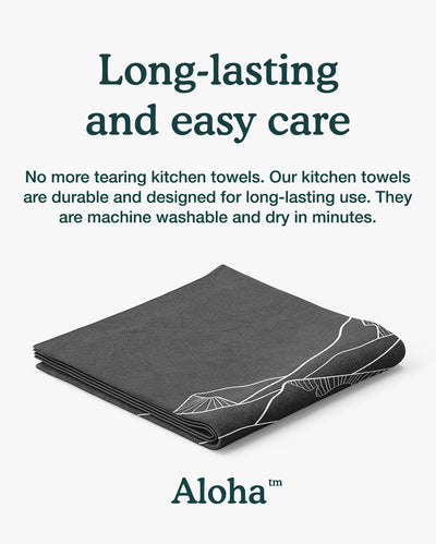 Kitchen Towels Mountain | Set of 3
