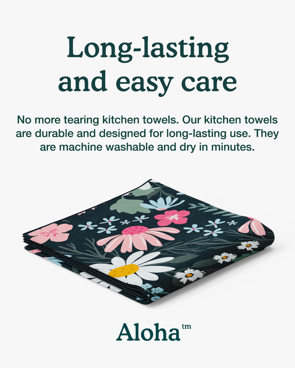 Kitchen Towels Nighttime Garden | Set of 3