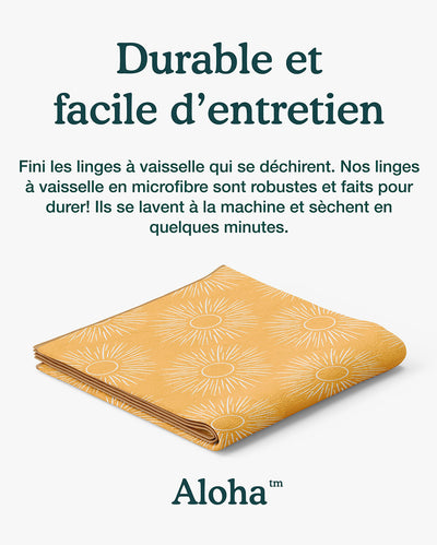 Linges à vaisselle Sunset | Ensemble de 3