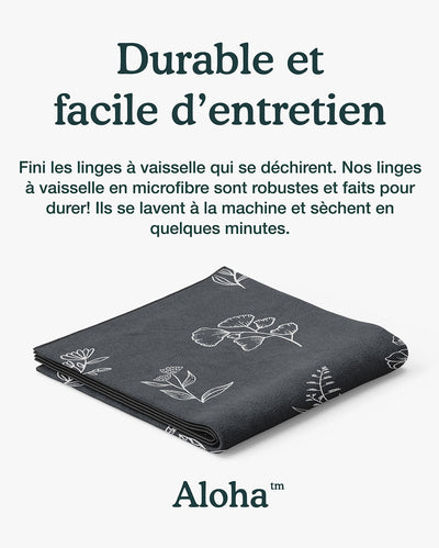 Linges à vaisselle Jardin et Citron | Duo mixte