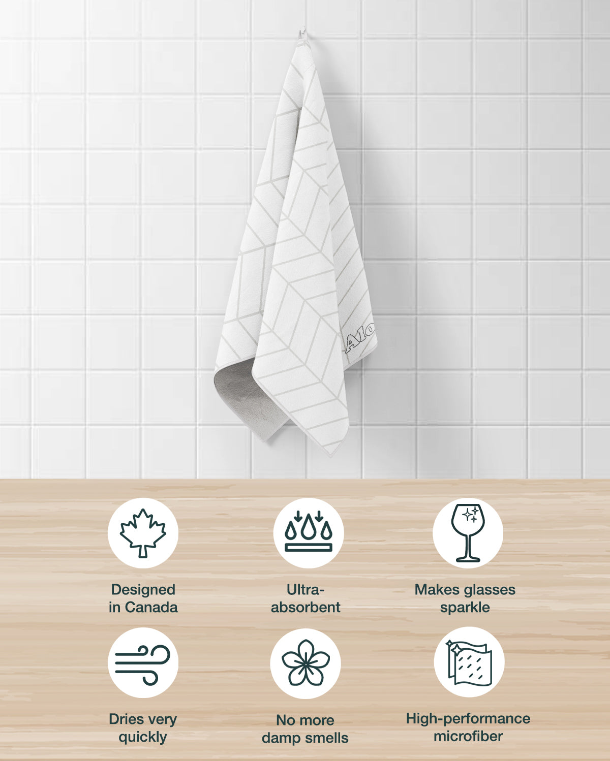 Kitchen Towels Geometry | Set of 3