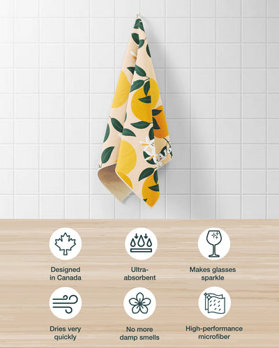 Kitchen Towels Lemon | Set of 3