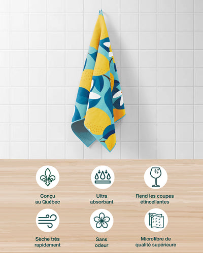 Linges à vaisselle Sunny Lemon | Ensemble de 3