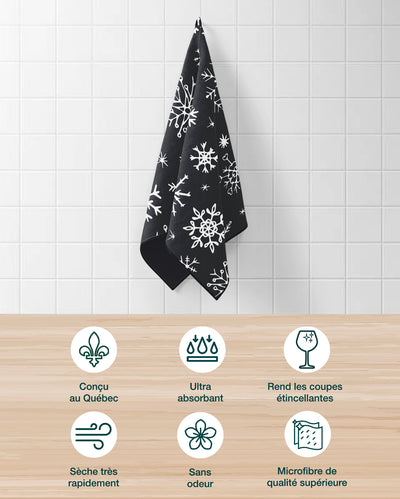 Linges à vaisselle Flocon | Ensemble de 3
