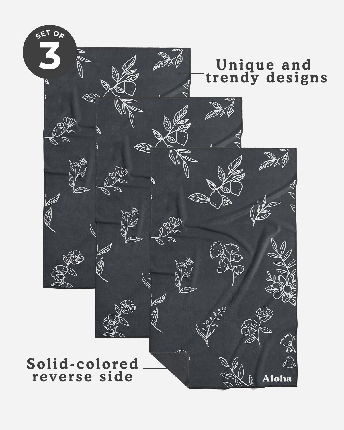 Kitchen Towels Garden | Set of 3