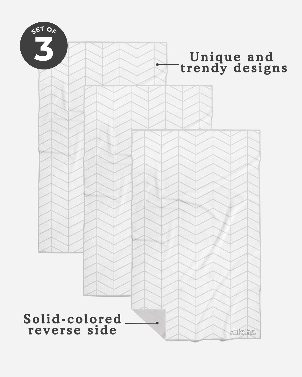 Kitchen Towels Geometry | Set of 3