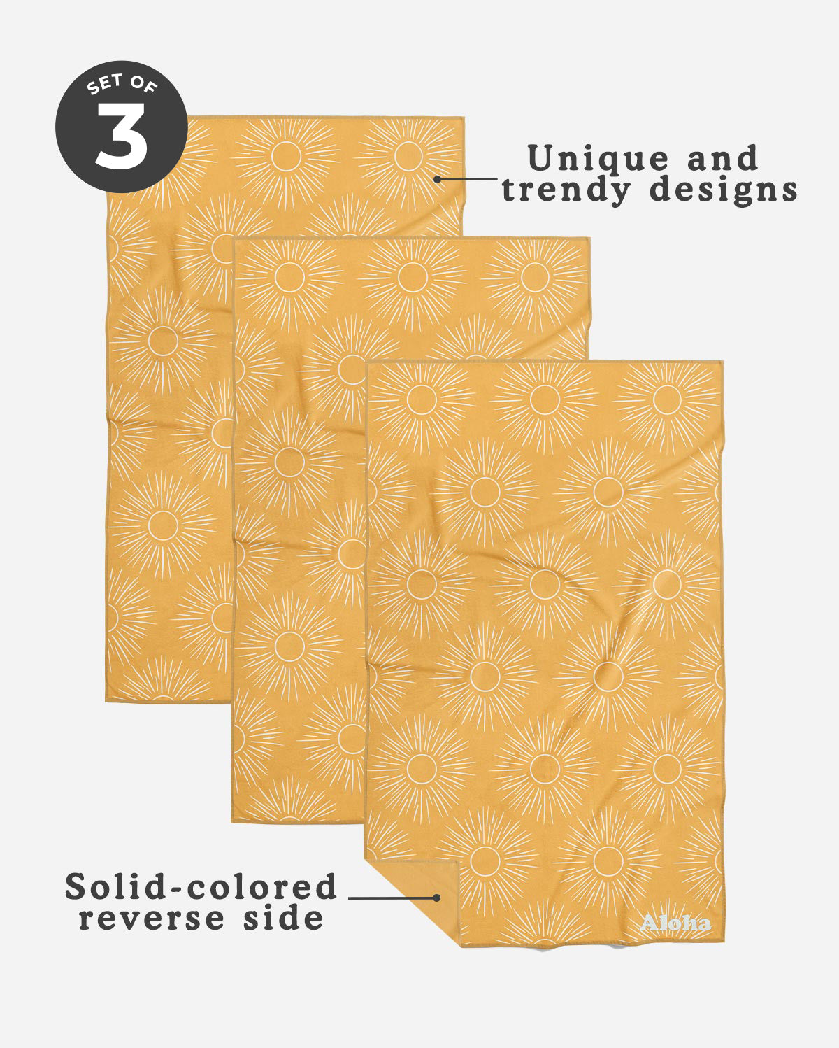 Kitchen Towels Sunset | Set of 3