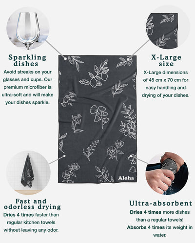 Kitchen Towels Garden | Set of 3