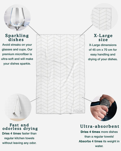 Kitchen Towels Geometry | Set of 3