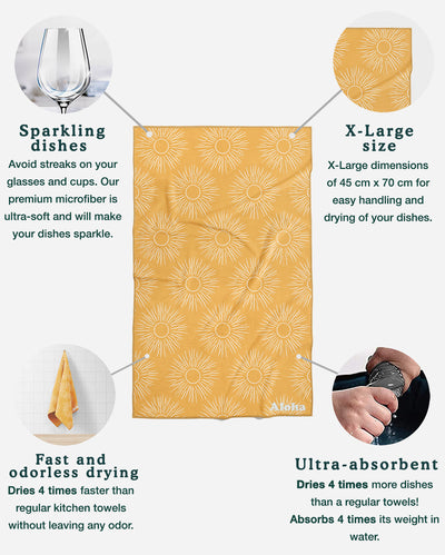 Kitchen Towels Sunset | Set of 3