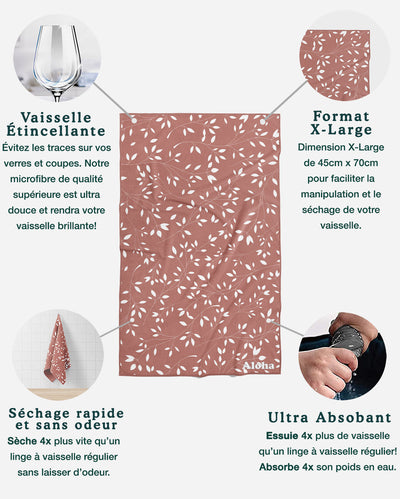 Linges à vaisselle Sierra | Ensemble de 3