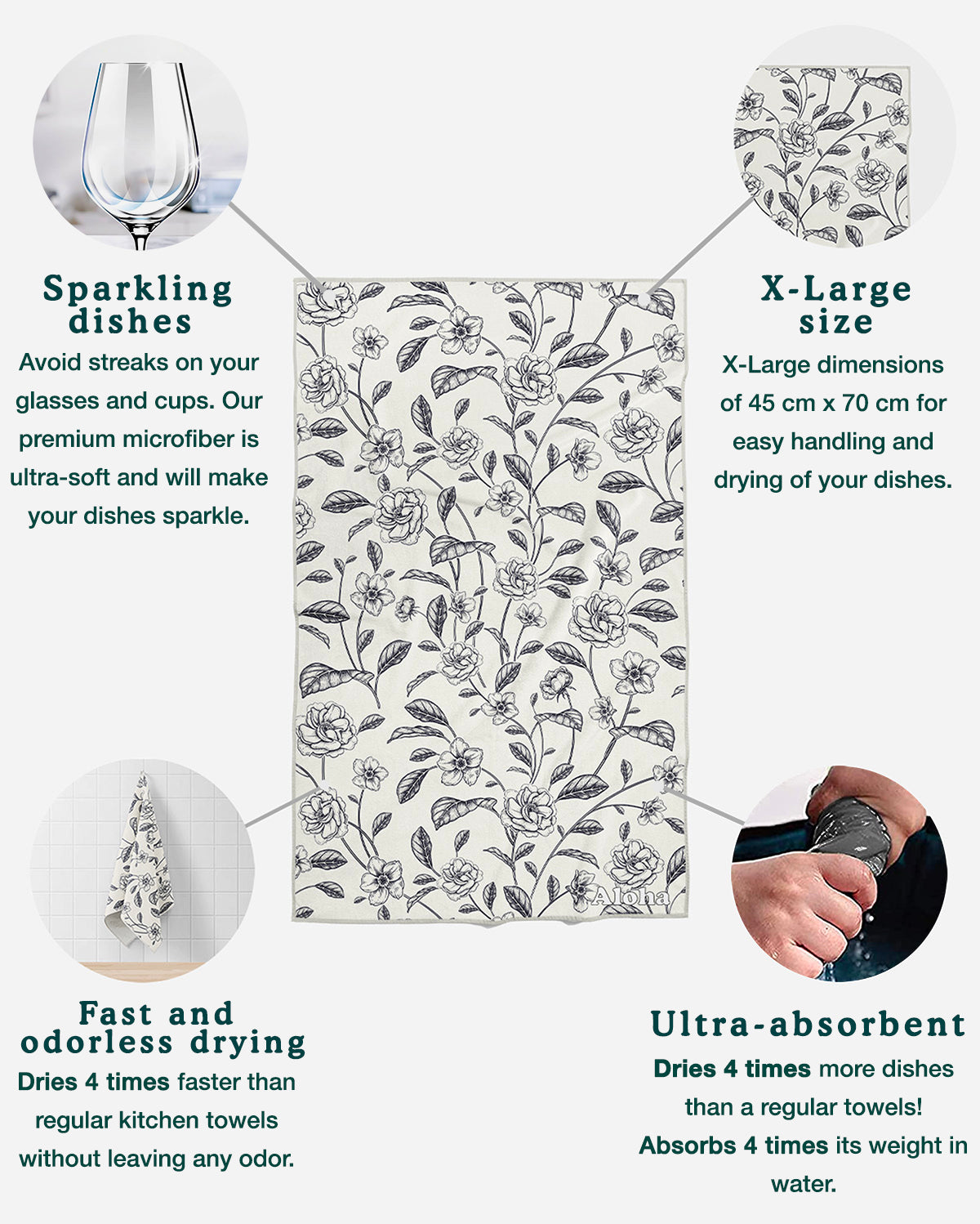 Kitchen Towels Passionate | Set of 3