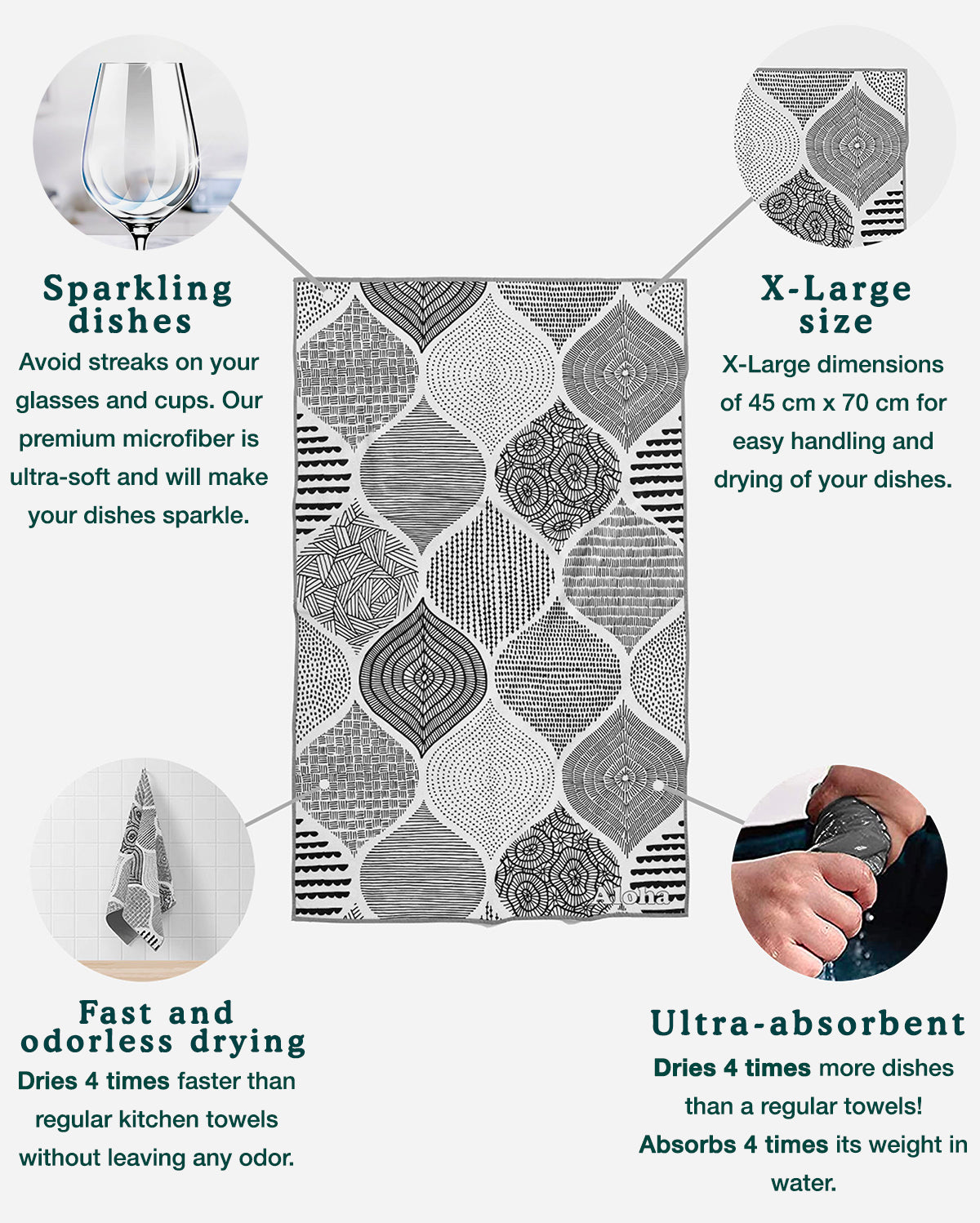 Kitchen Towels Ambition | Set of 3