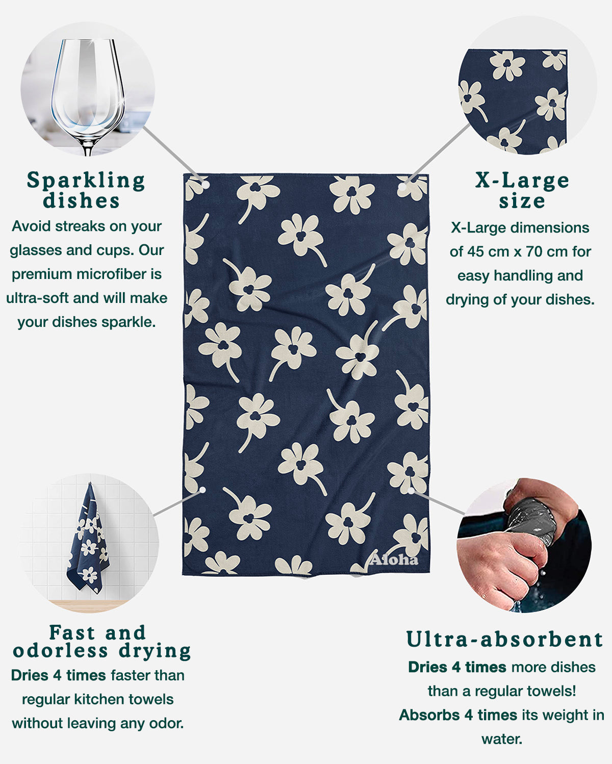 Kitchen Towels Kindness | Set of 3