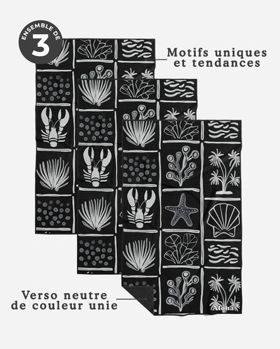Linges à vaisselle Nautique | Ensemble de 3